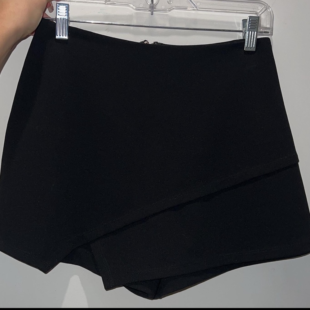 black skort